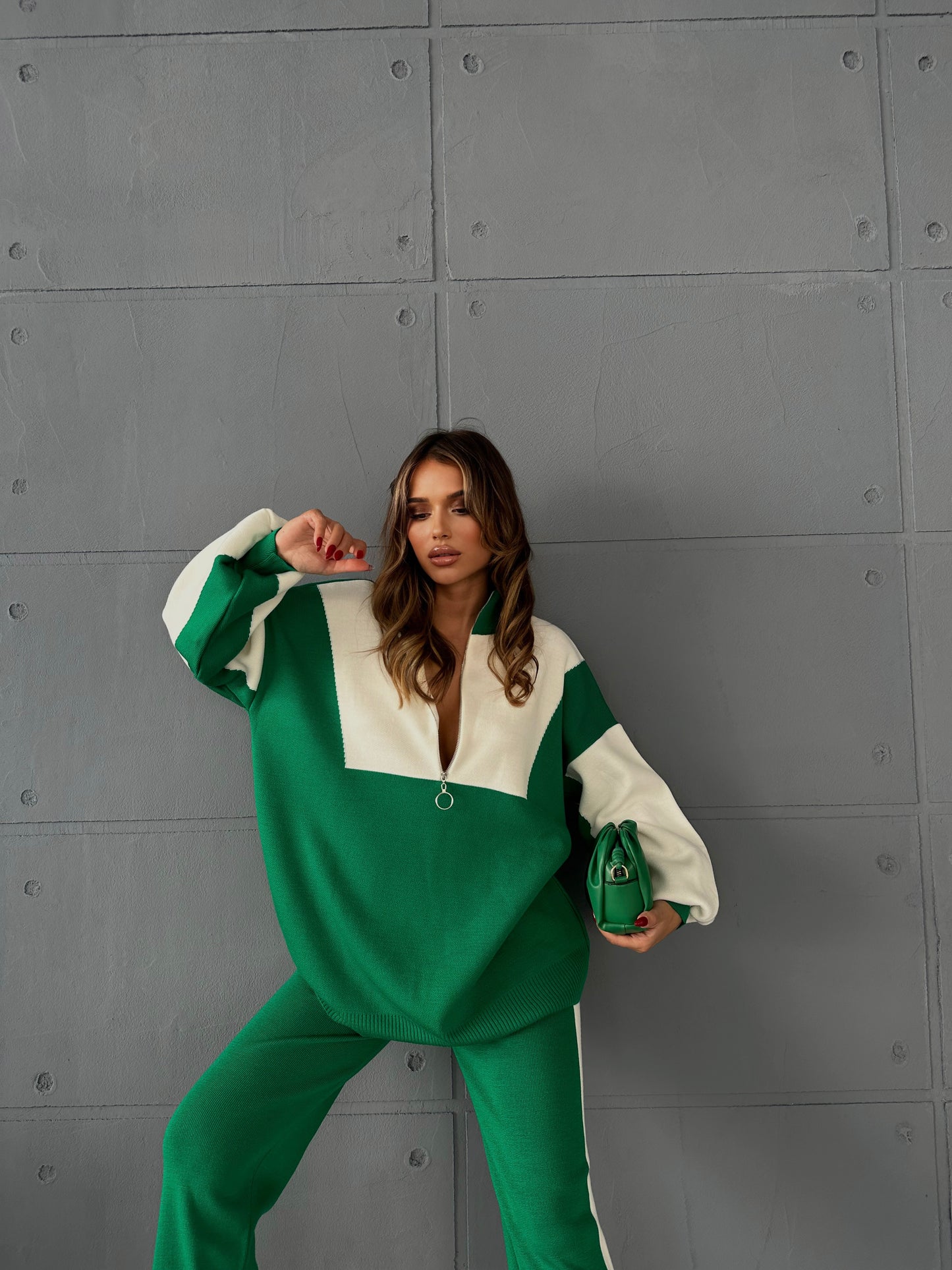 Conjunto fato treino verde