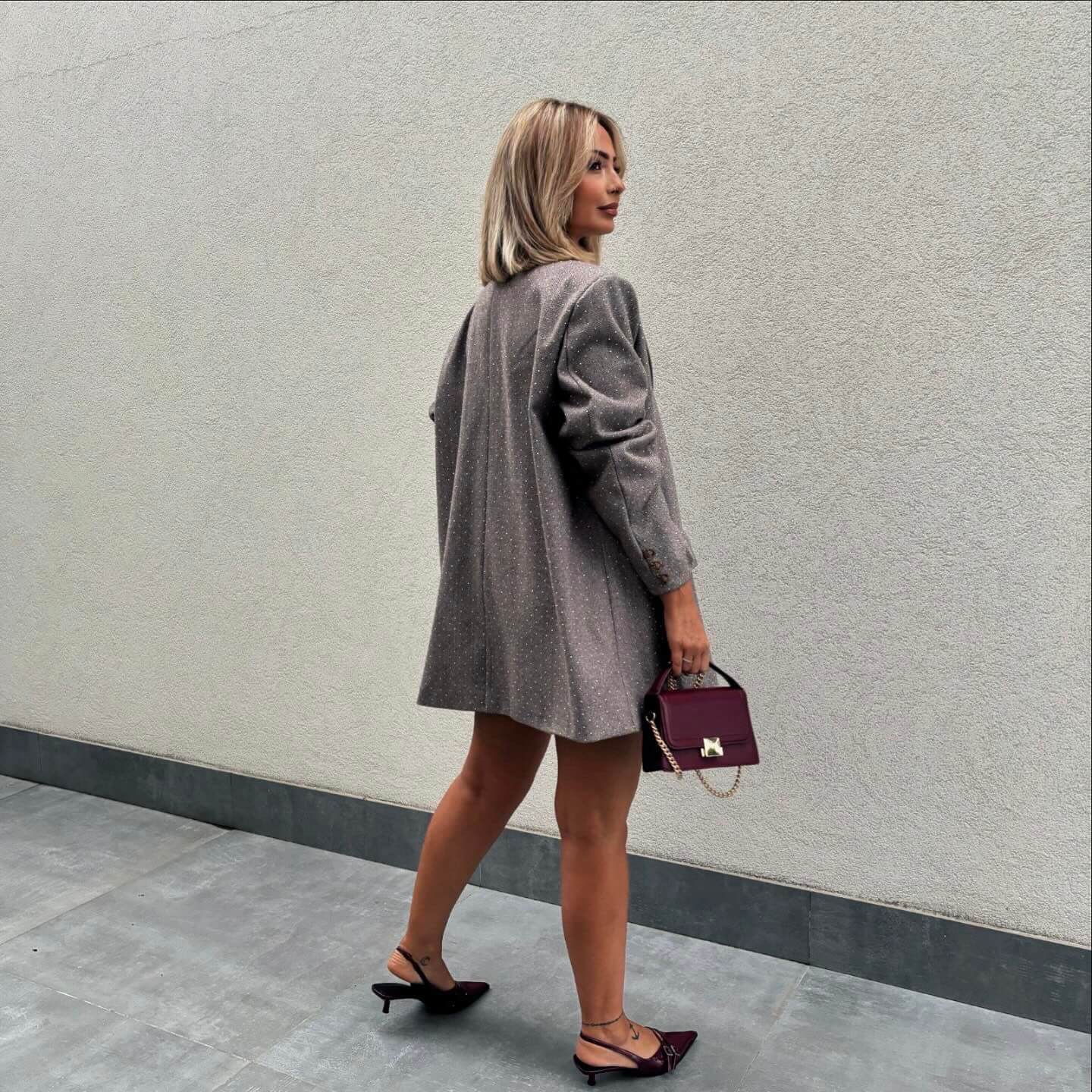 Casaco Oversized Cinza