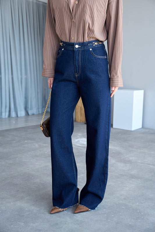 Jeans Gold Belt